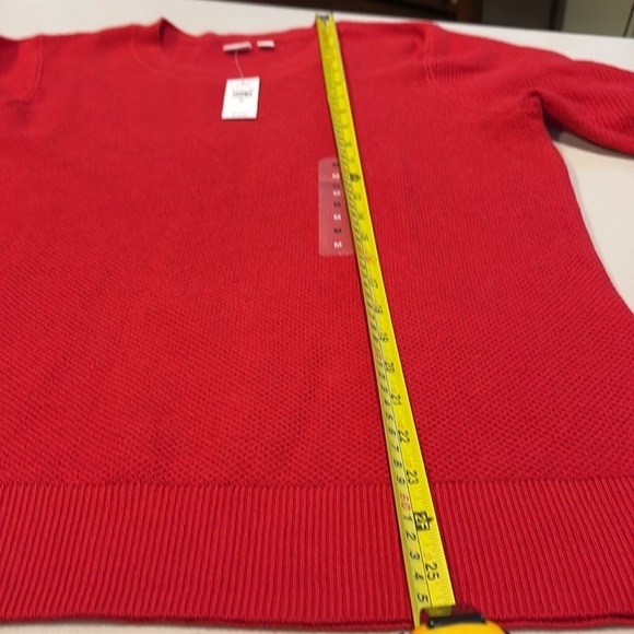 NEW! GAP - women’s Red Knit Sweater.  Size medium.  Red. - Picture 11 of 13